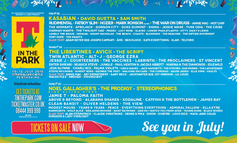 Hotly tipped breakthrough artists join the T in the Park Line up