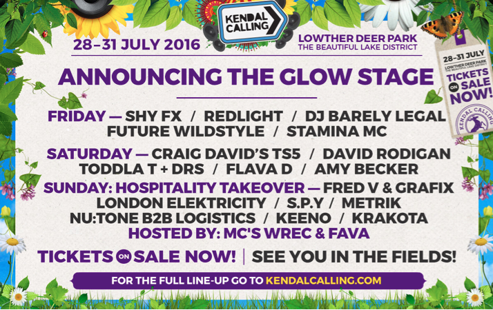 Huge Dance Lineup Announced For Kendal Calling 2016