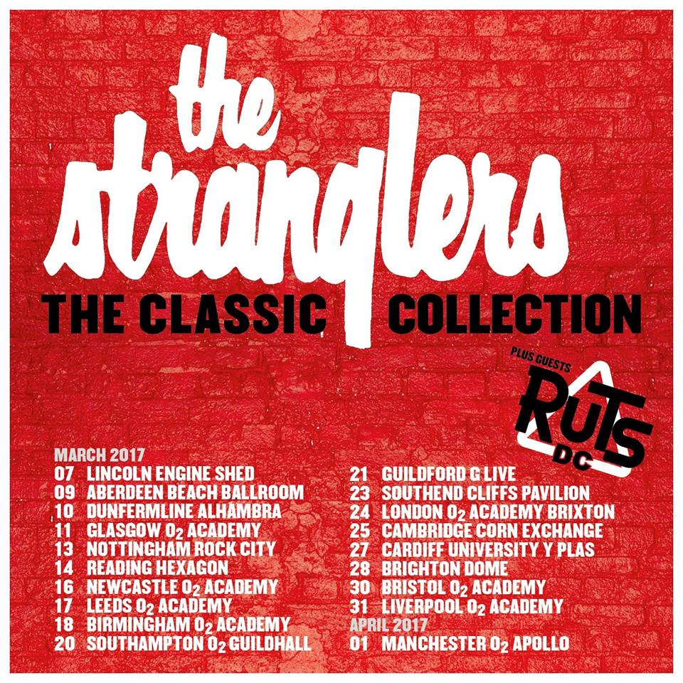 The Stranglers announce 'Classic Collection' 2017 UK Tour