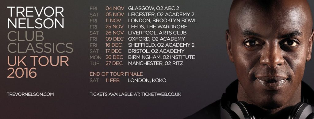 Trevor Nelson announces Club Classics UK Tour