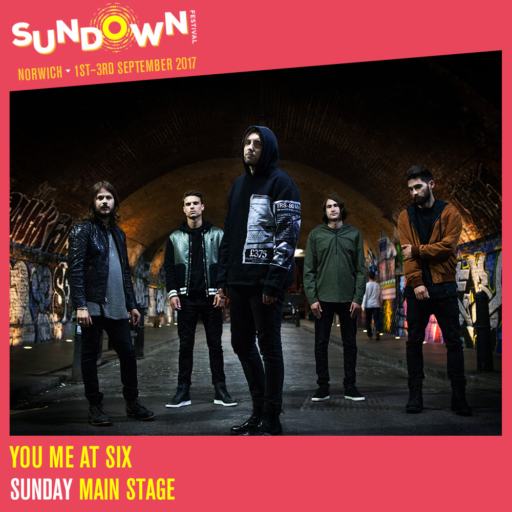 You Me At Six Announced As Final Headliner For Sundown Festival 2017