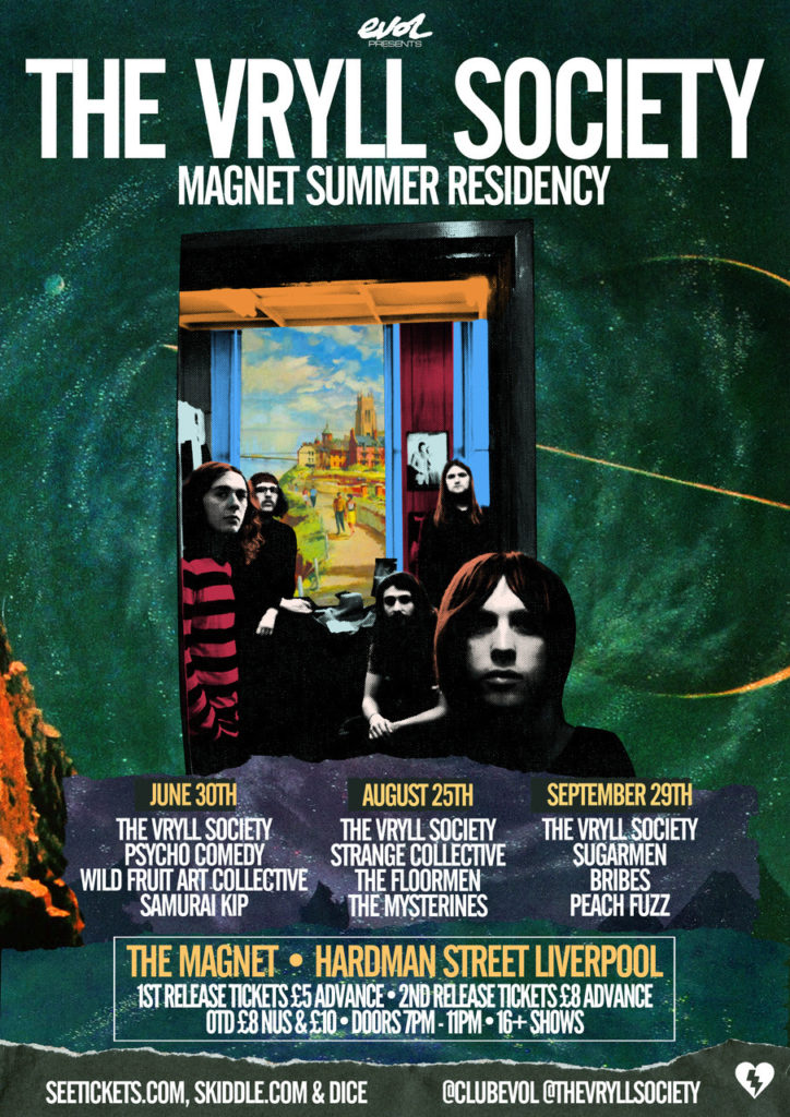 The Vryll Society Announce Liverpool Summer Residency