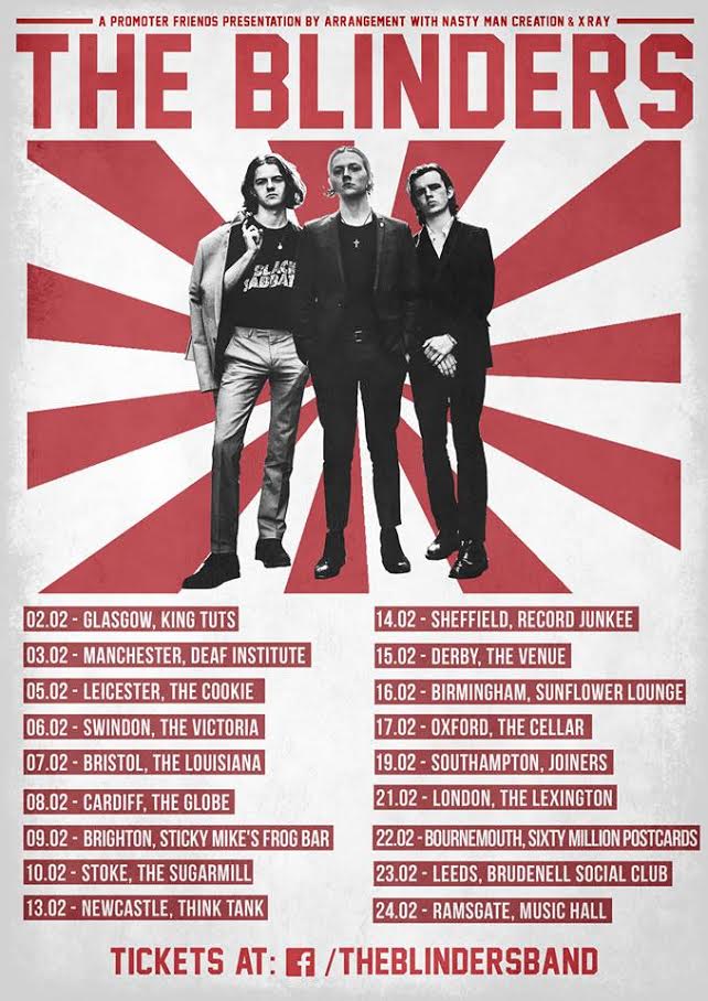 The Blinders announce 2018 UK Tour