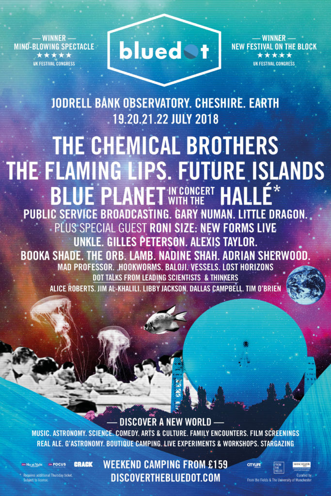 The Chemical Brothers, The Flaming Lips & Future Islands Headline bluedot festival 2018