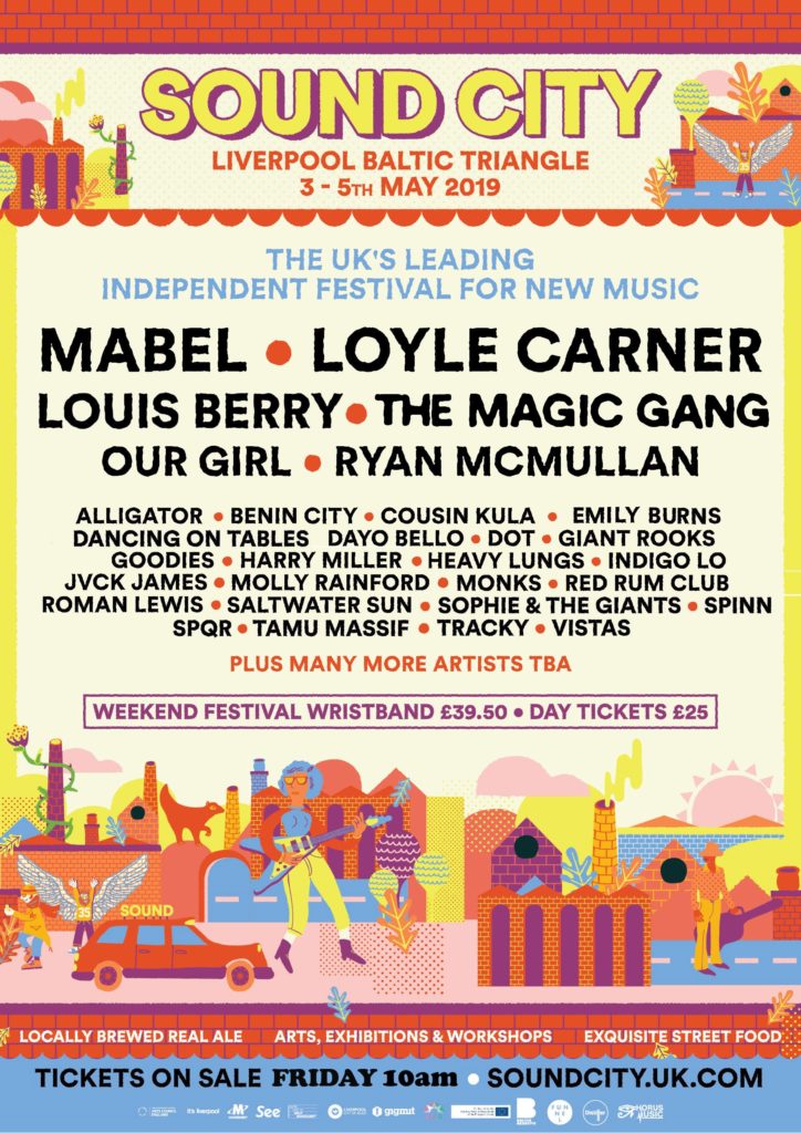 Sound City 2019 reveals first artists: Loyle Carner, Mabel, Louis Berry, The Magic Band and more