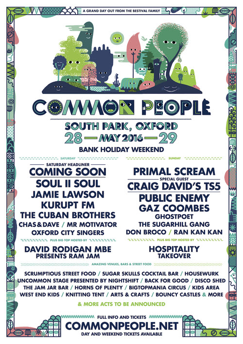 Common People 2016 Line-up