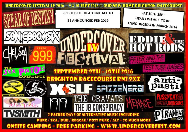 Undercover Festival finds new home at Brighton Racecourse