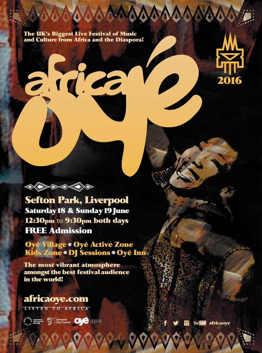 Africa Oye Reveals First Acts For 2016 Festival In Sefton Park