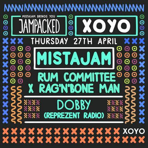 Rag 'n' Bone man to headline MistaJam's JamPacked at XOYO
