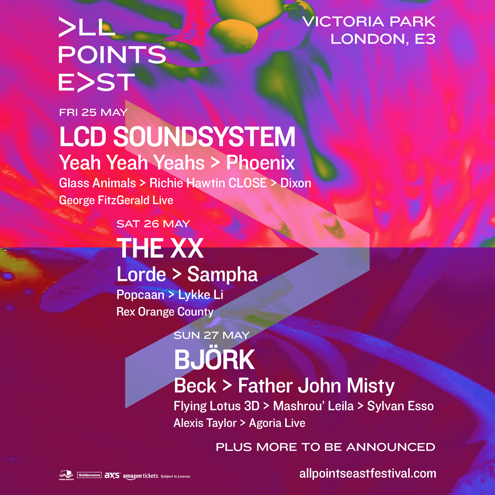 All Points East announces Björk, LCD Soundsystem, Lorde, Beck and more