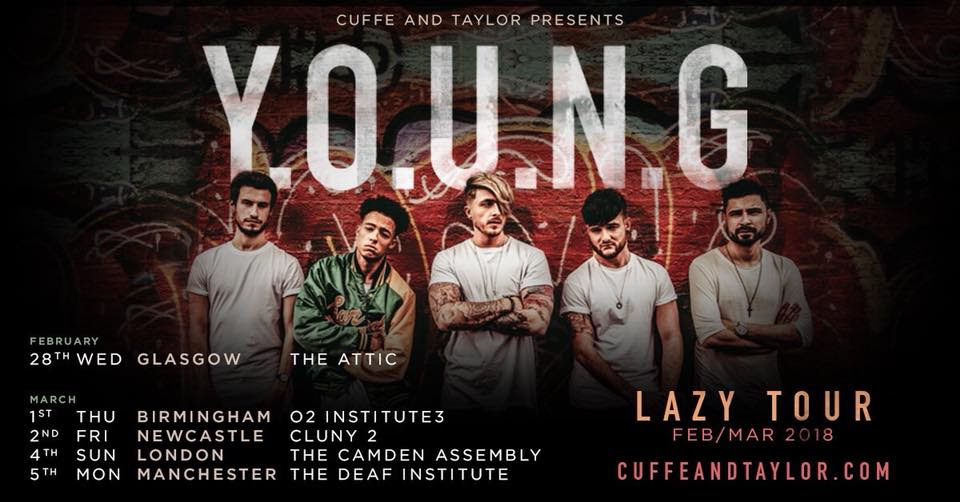 Y.O.U.N.G announce UK headline tour