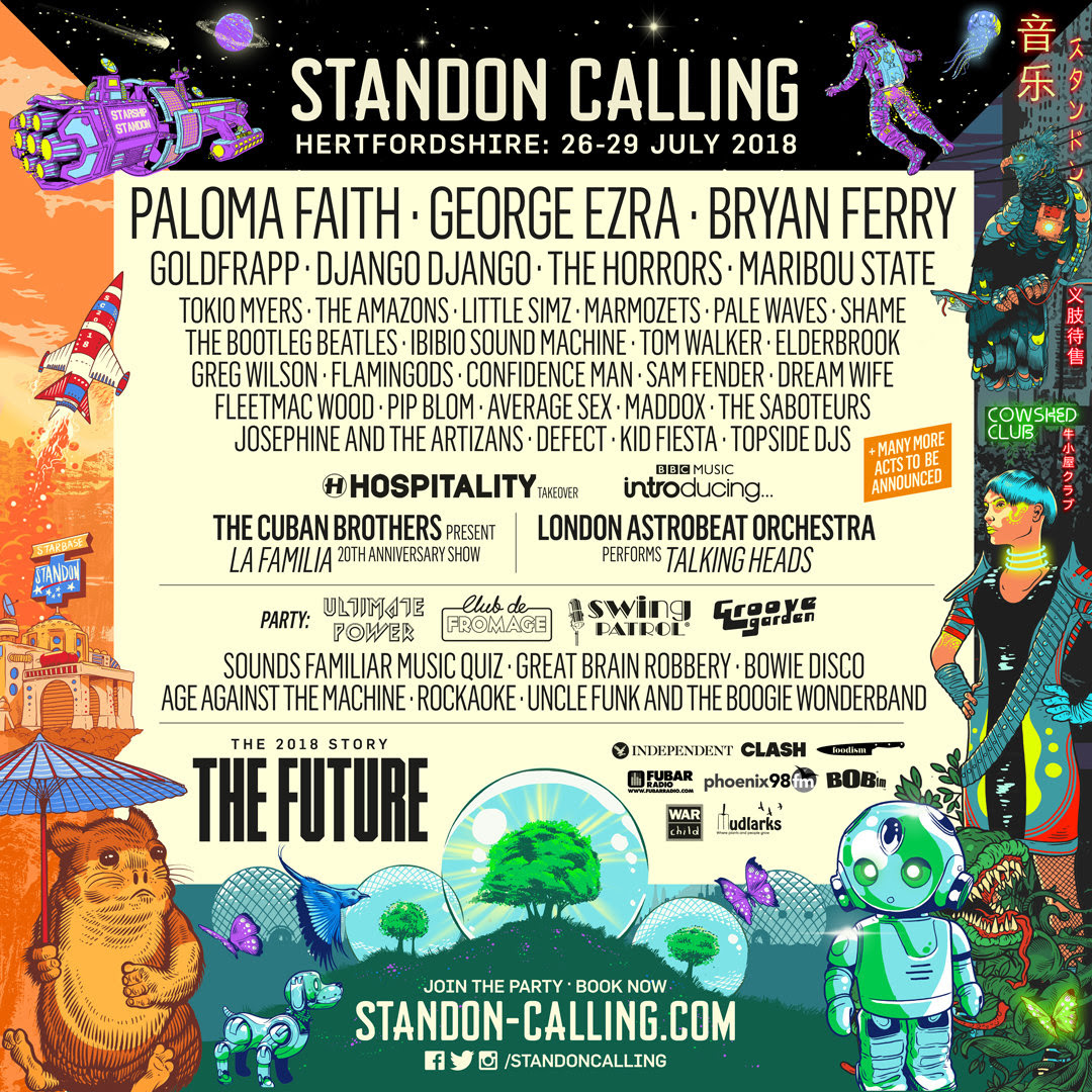 George Ezra and Paloma Faith announced as headliners for Standon Calling 2018