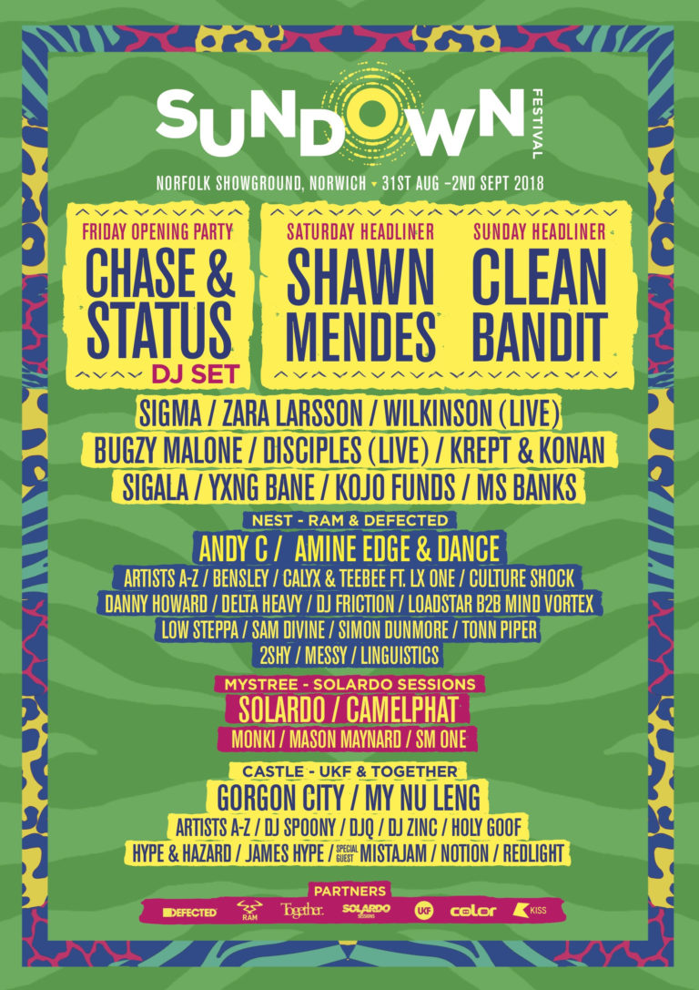 Sundown Festival Reveals Huge Line-Up For 2018, With Shawn Mendes, Clean Bandit and more