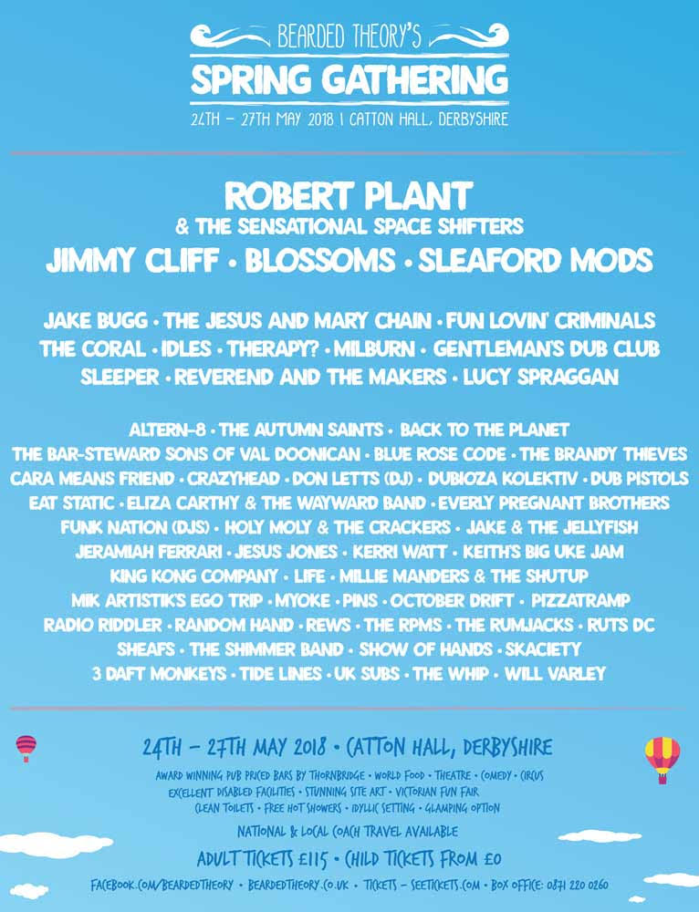 Blossoms announced as final headilner for Bearded Theory 2018