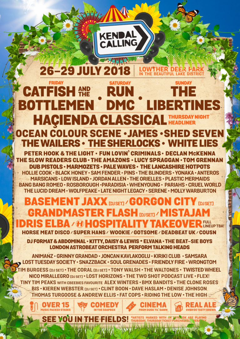Kendal Calling 2018 - The Libertines, Catfish & the Bottlemen and Run DMC