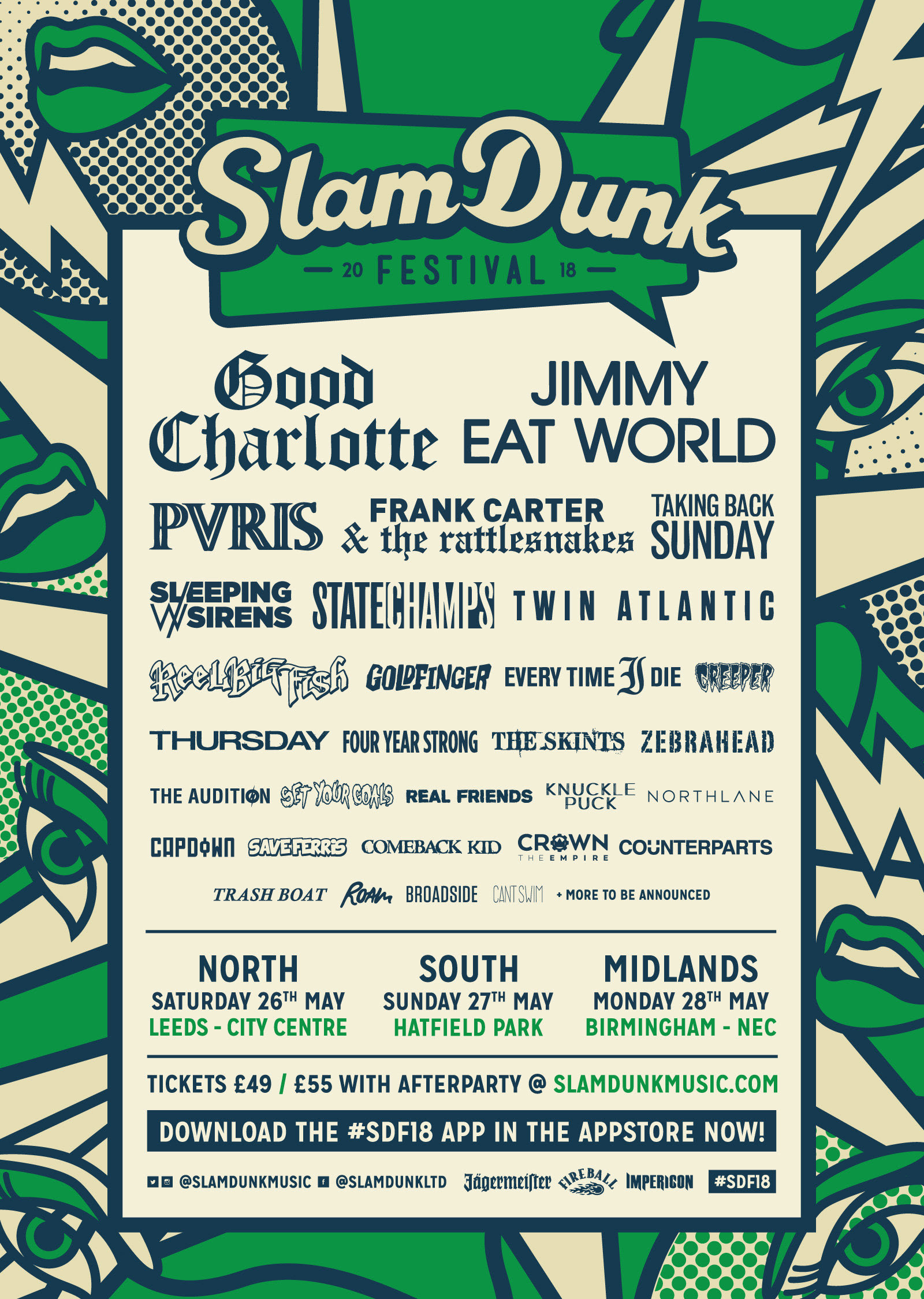 Slam Dunk Festival Confirms The Audition, Reel Big Fish, Goldfinger and ROAM