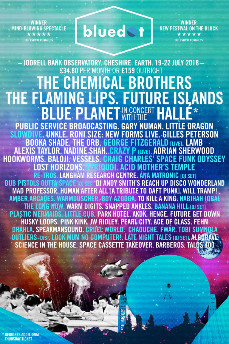 Bluedot Expands adds to 2018 Lineup - Slowdive, George Fitzgerald, Boy Azooga & More