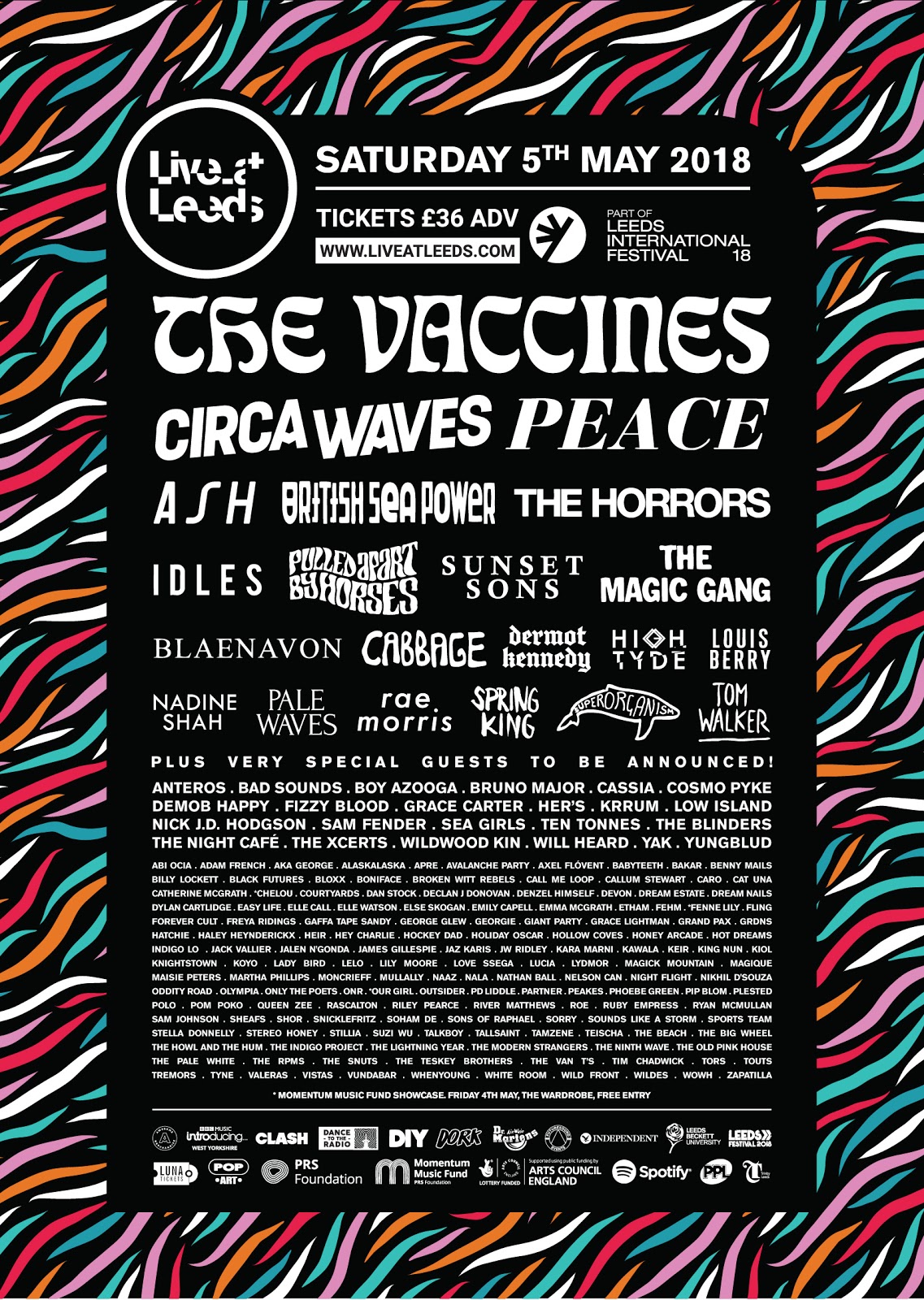 The Vaccines, IDLES, Superorganism + More For Live At Leeds 2018