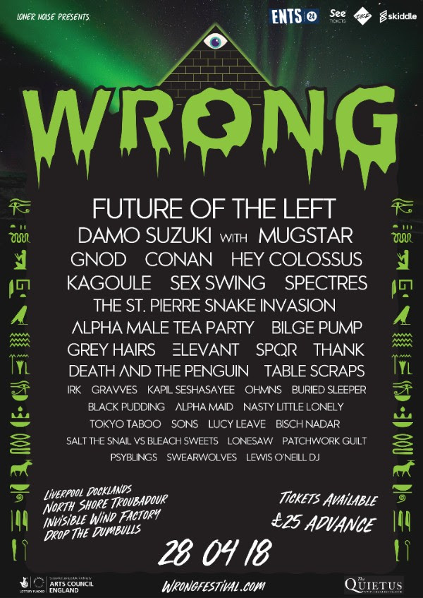 Liverpool's WRONG Festival takes over the docklands - 28th April