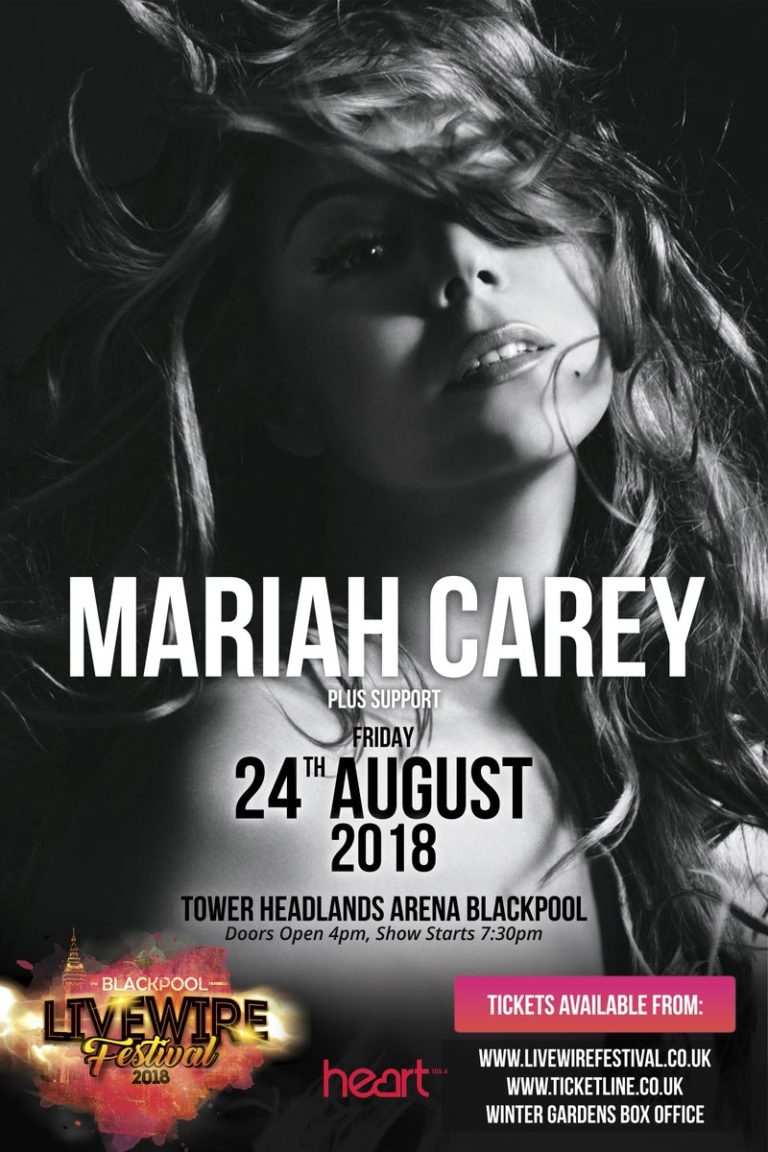 Mariah Carey to headline Blackpool's Livewire Festival 2018