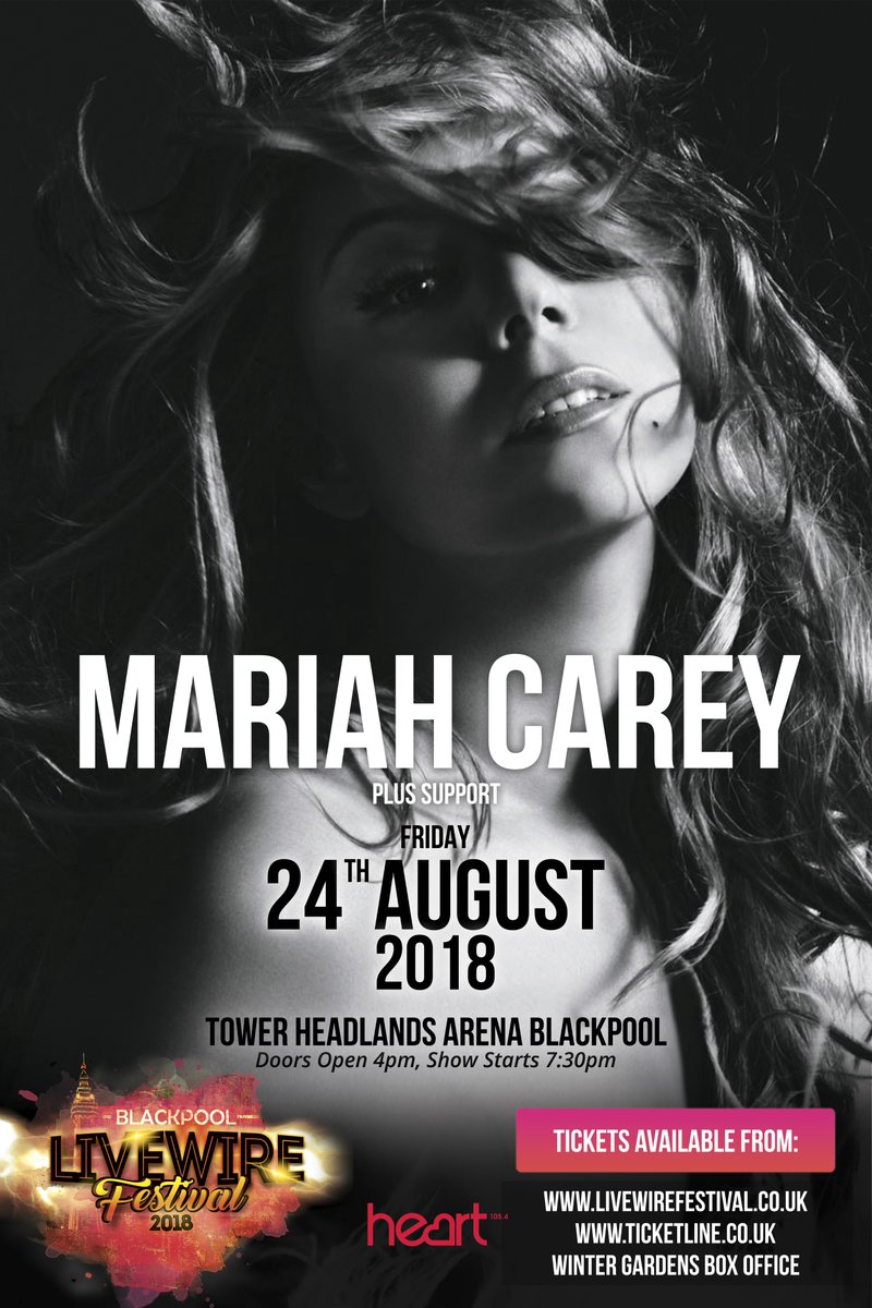Mariah Carey to headline Blackpool's Livewire Festival 2018