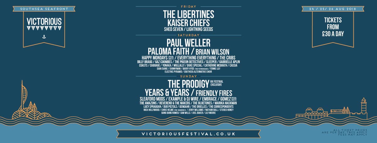 Victorious Festival 2018 Adds Even More Acts to Line-up