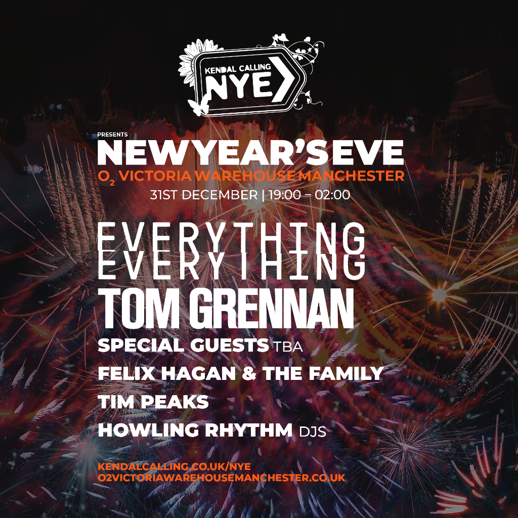 Welcome In The New Year With Kendal Calling: NYE - Everything Everything, Tom Grennan + More Announced
