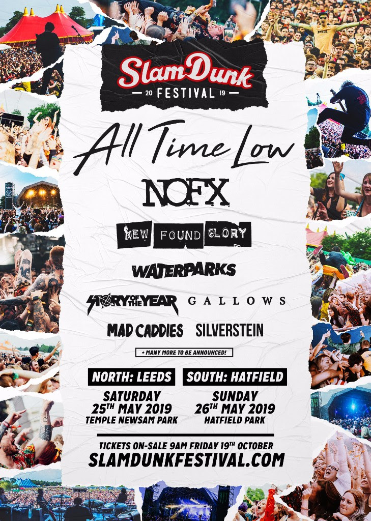 All Time Low To Headline Slam Dunk Festival 2019