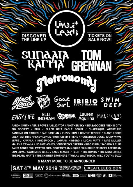 Live at Leeds 2019 Festival Announces First Line Up Names