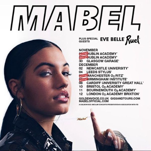 Mabel headlines Manchester O2 Ritz with support from rising star RUEL