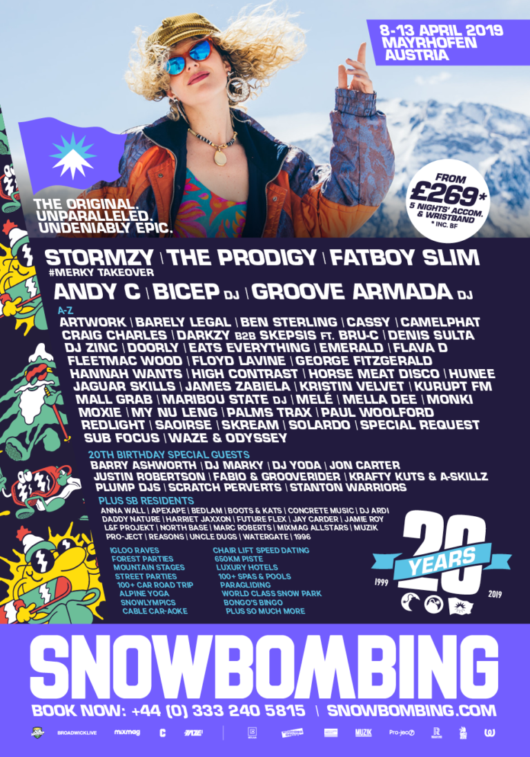 Snowbombing 2019 Announces Second Wave Of Names For Its 20th Anniversary Celebration
