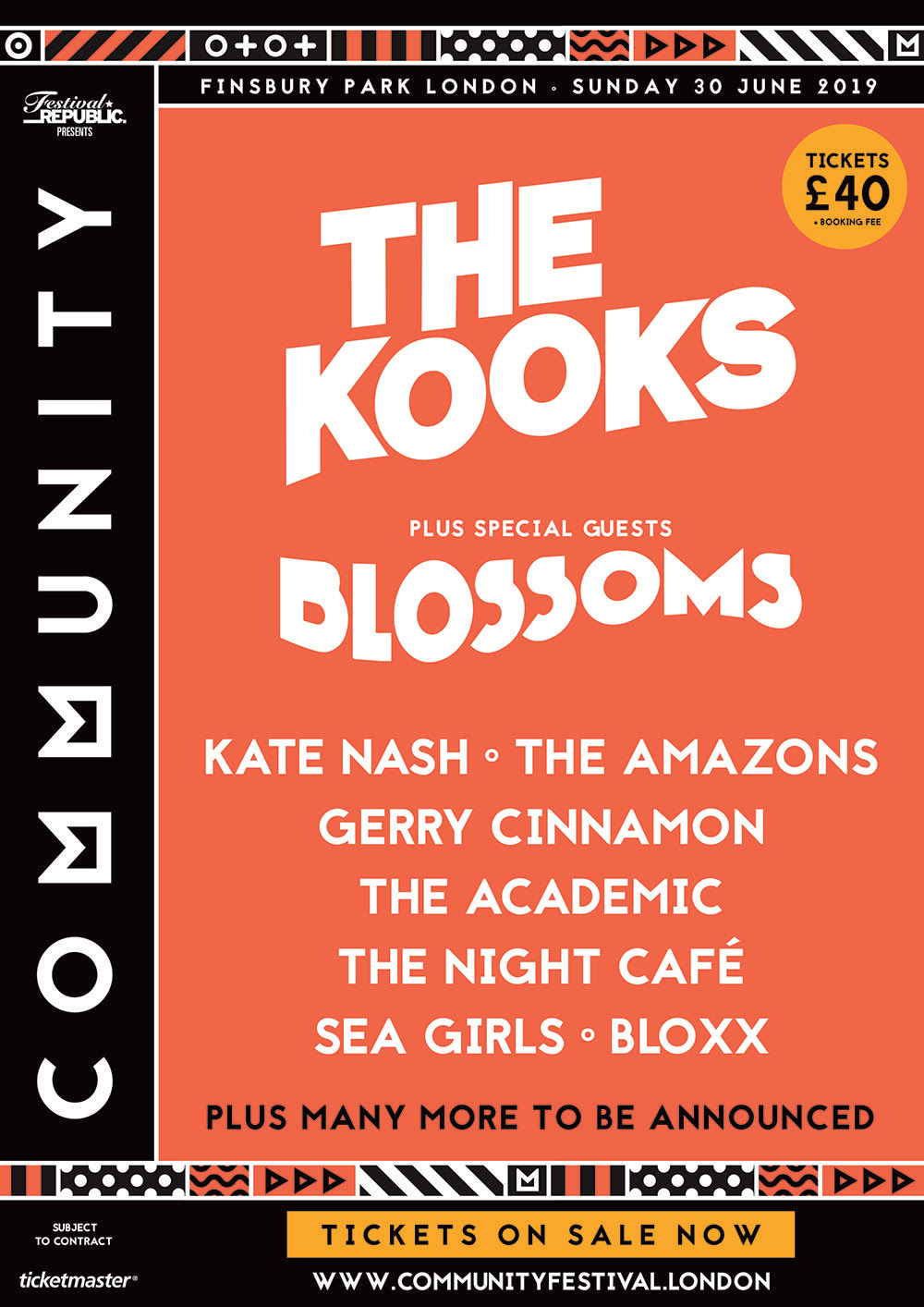 The Kooks To Headline Community Festival 2019