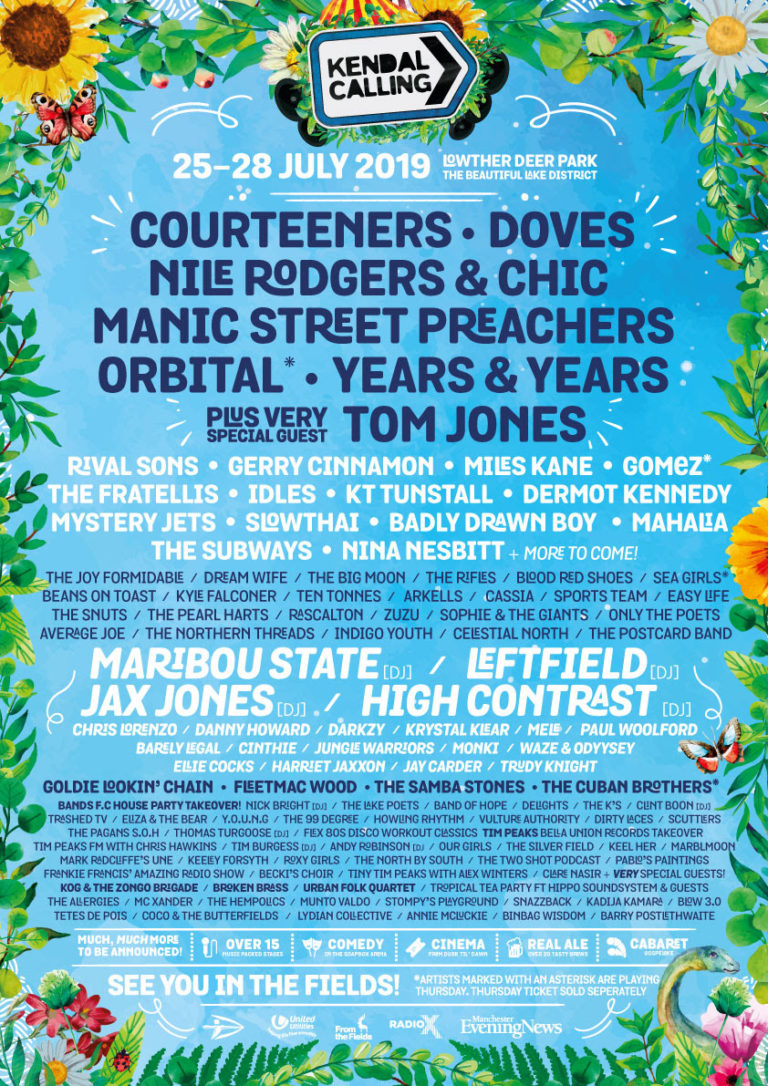 Kendal Calling announce huge 2019 lineup