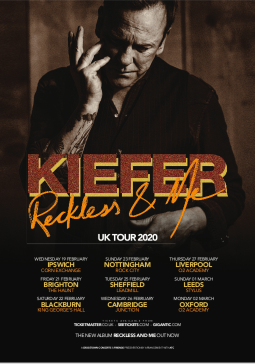 Kiefer Sutherland UK Tour
