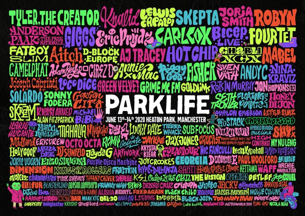 Parklife festival 2020 Line up
