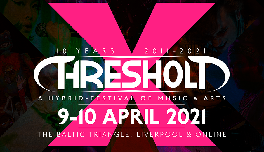 Threshold festival poster with dates