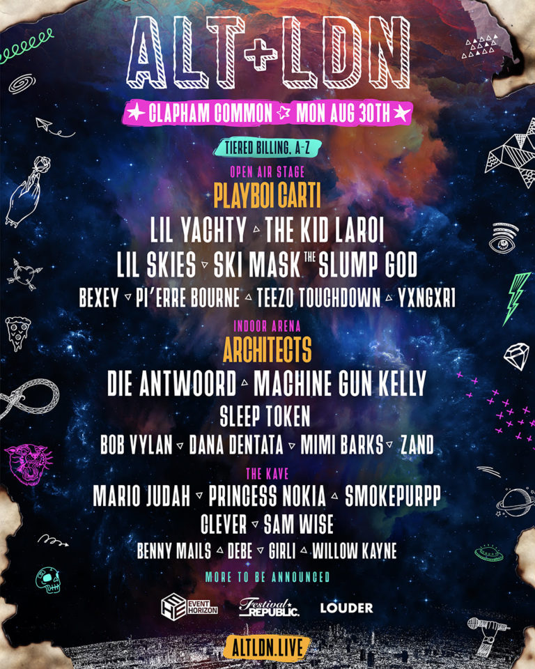 ALT+LDN line up poster
