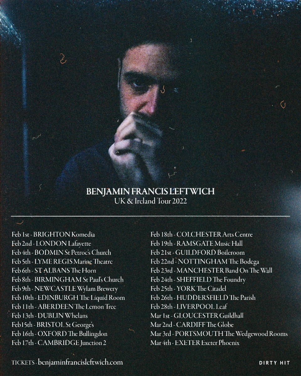Benjamin Francis Leftwich tour dates poster