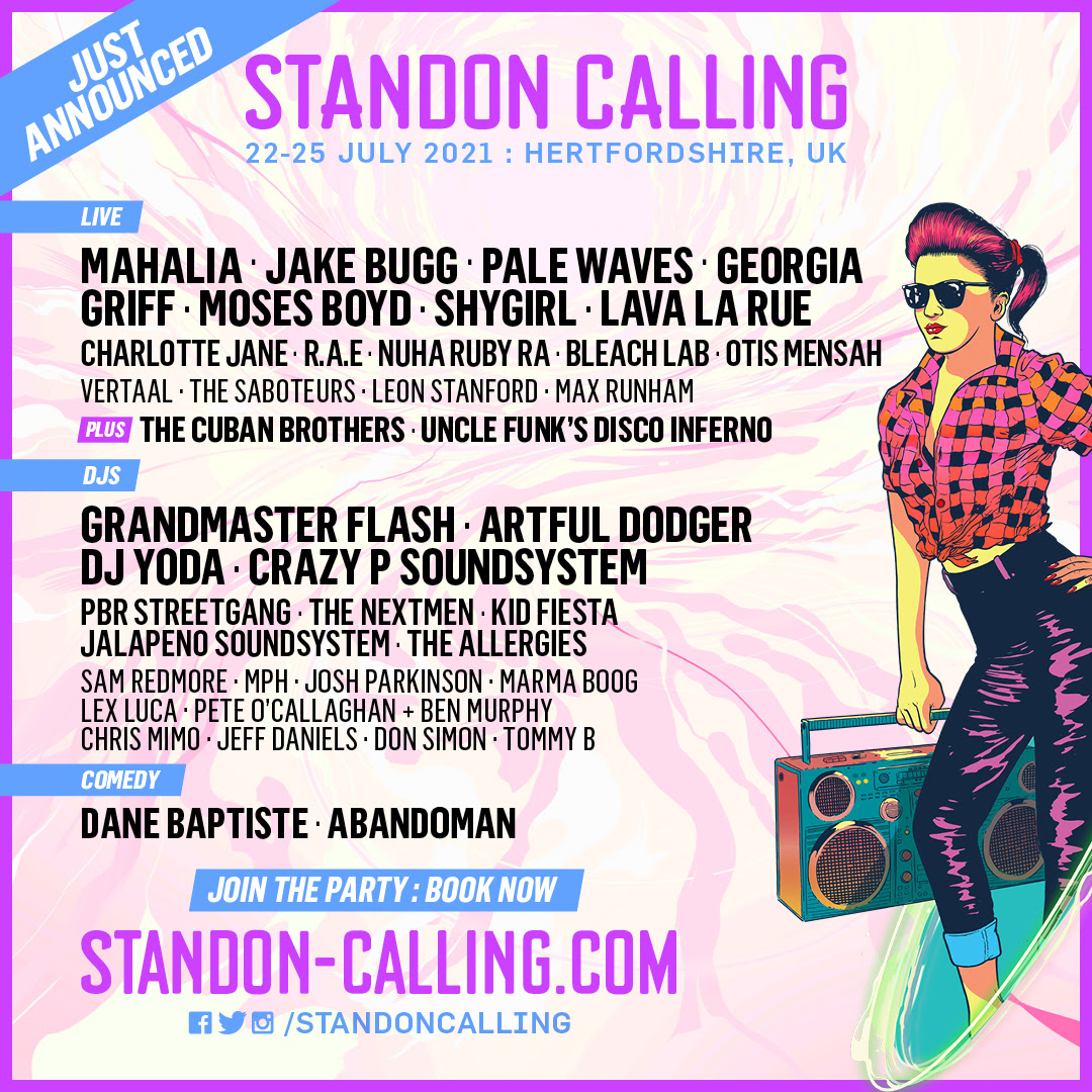 Standon calling 2021 festival just announced poster