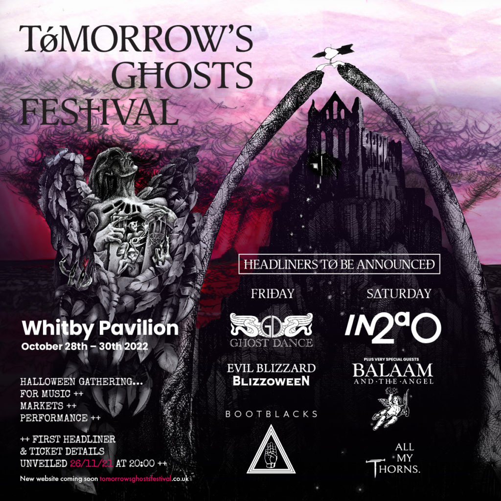 Line up poster for Tomorrow's ghost festival 2022
