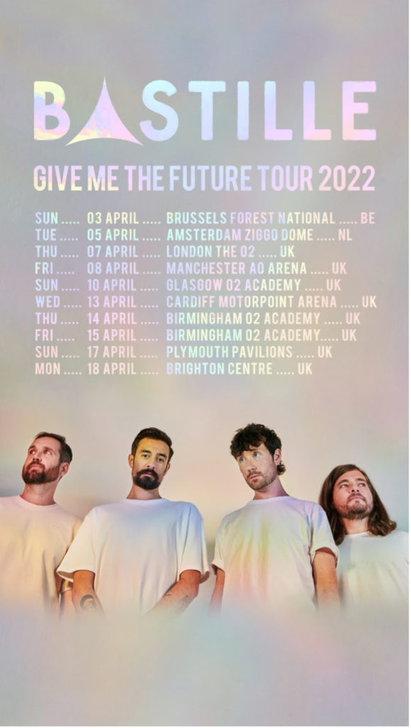 Bastille announce 2022 UK ARENA TOUR