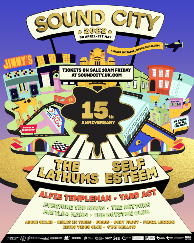 Sound city 2022 line up poster