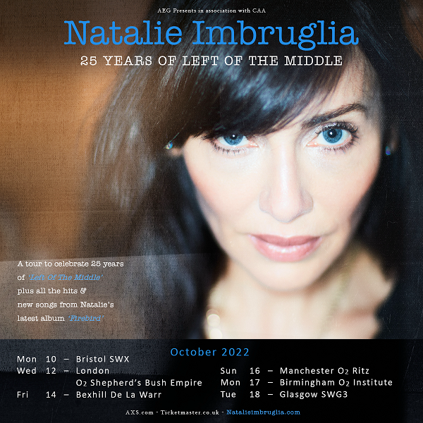 Natalie Imbruglia tour dates