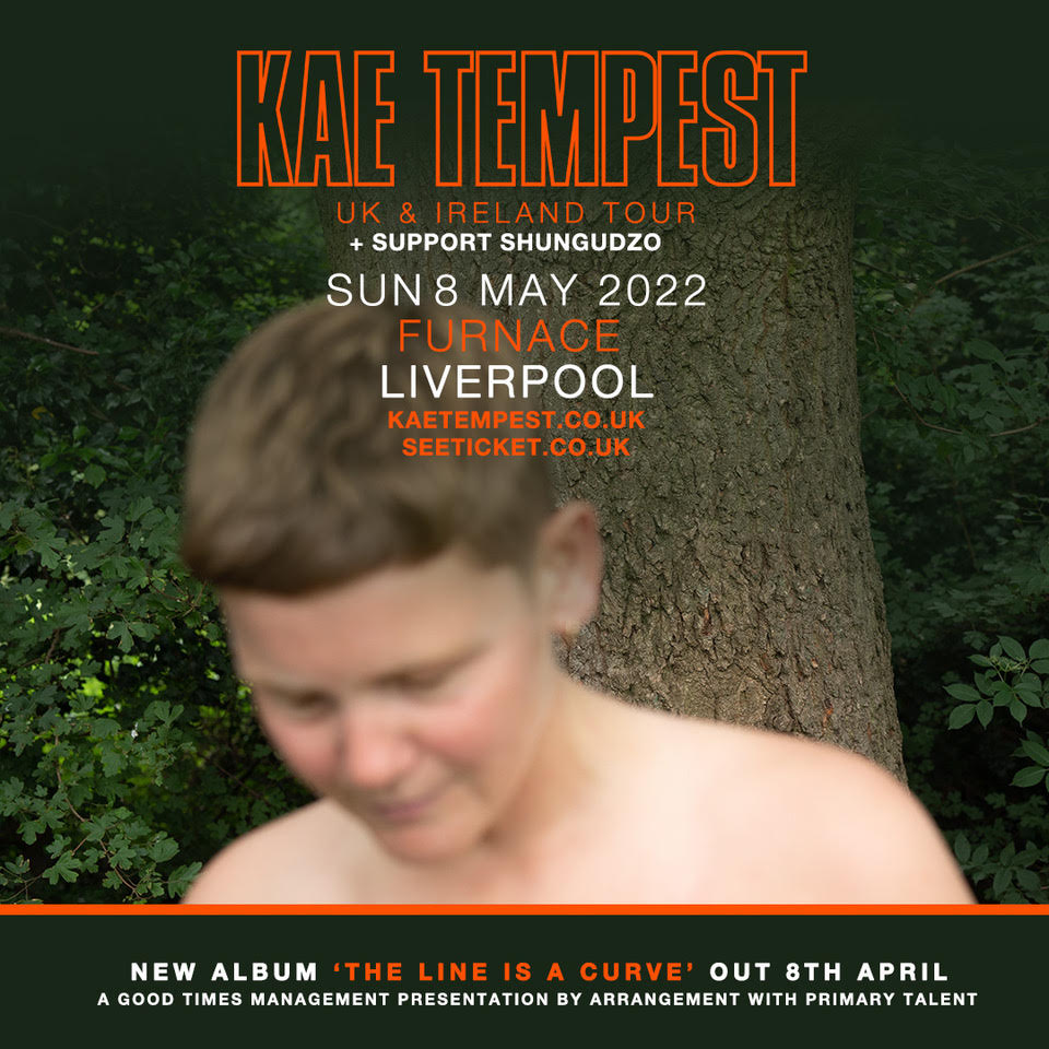 Kae Tempest camp and furnace promo poster