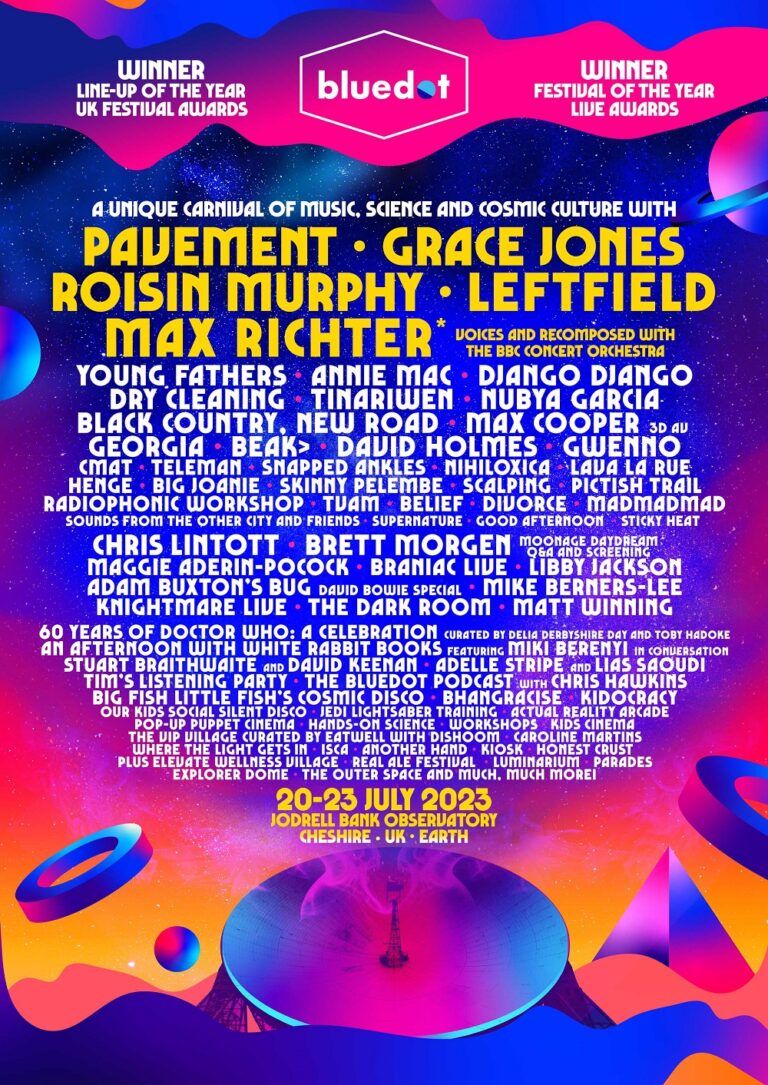 Bluedot festival 2023 line up poster