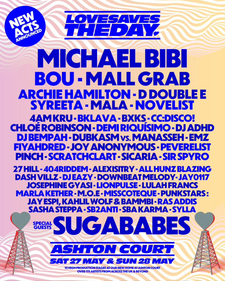 New love saves the day line up poster