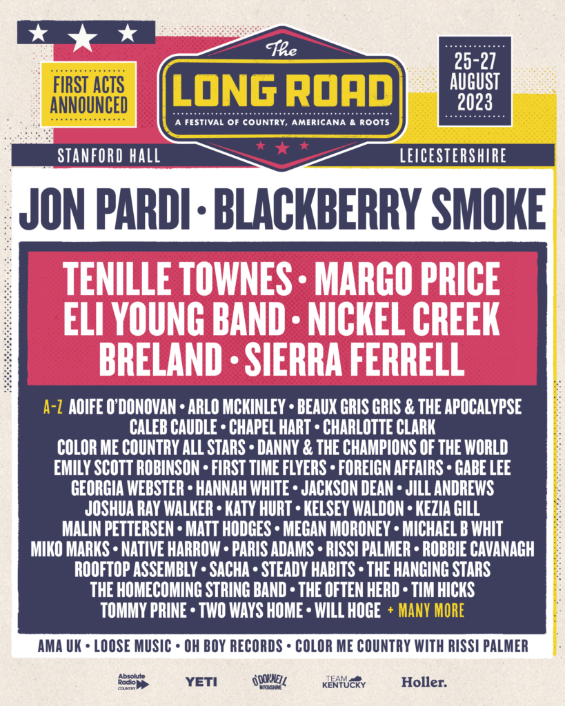 The Long Road festival 2023 line up poster