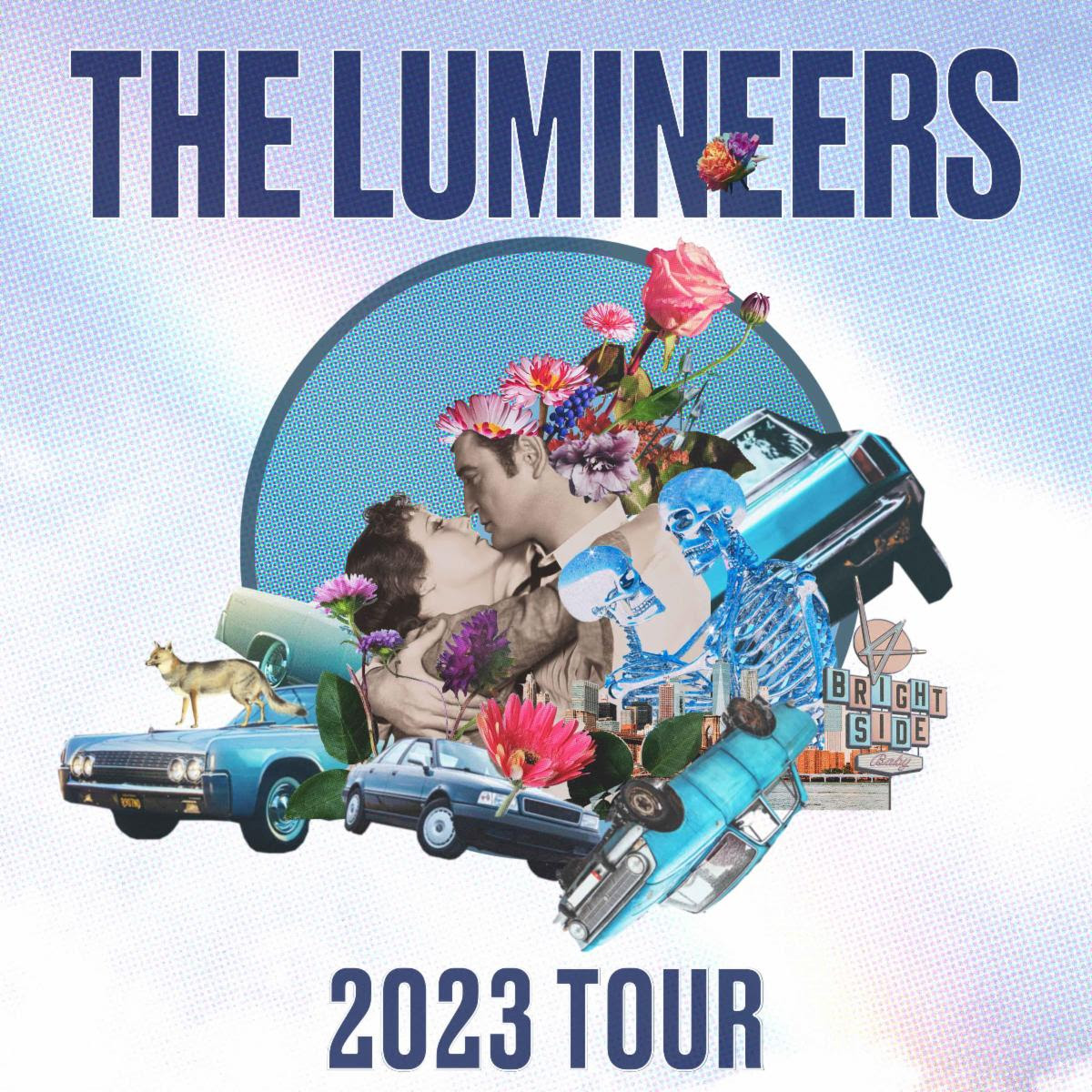 The Lumineers 2023 tour poster