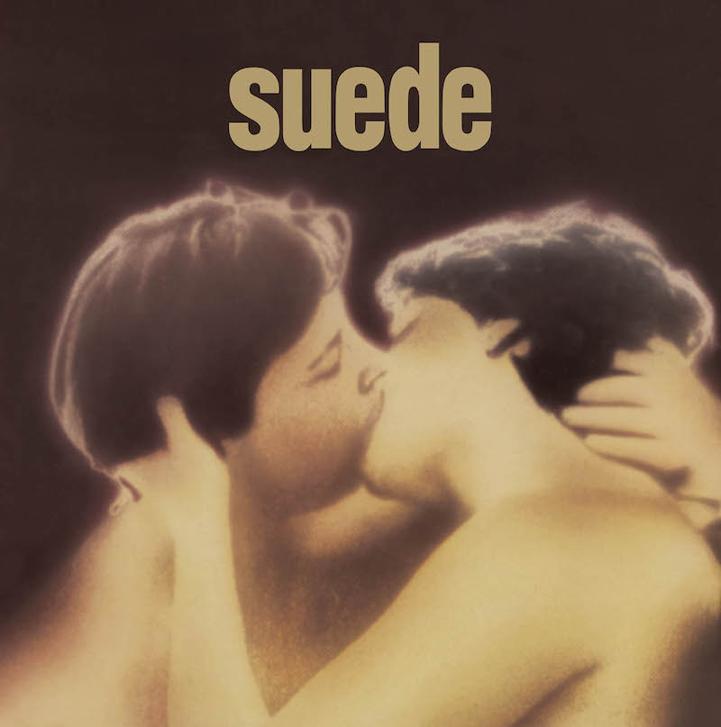 Suede debut album cover with 2 women kissing on it