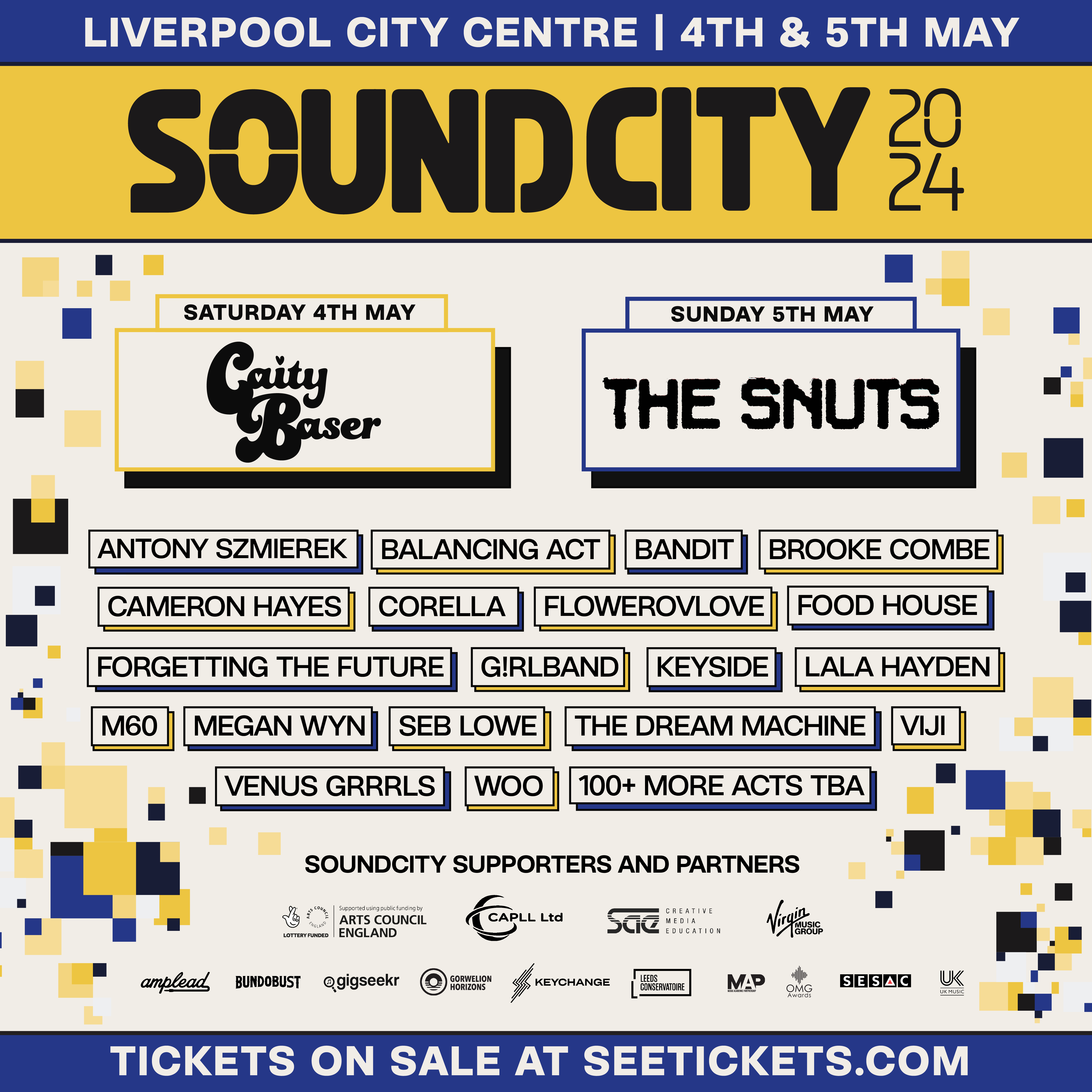 Sound City 2024 line up poster